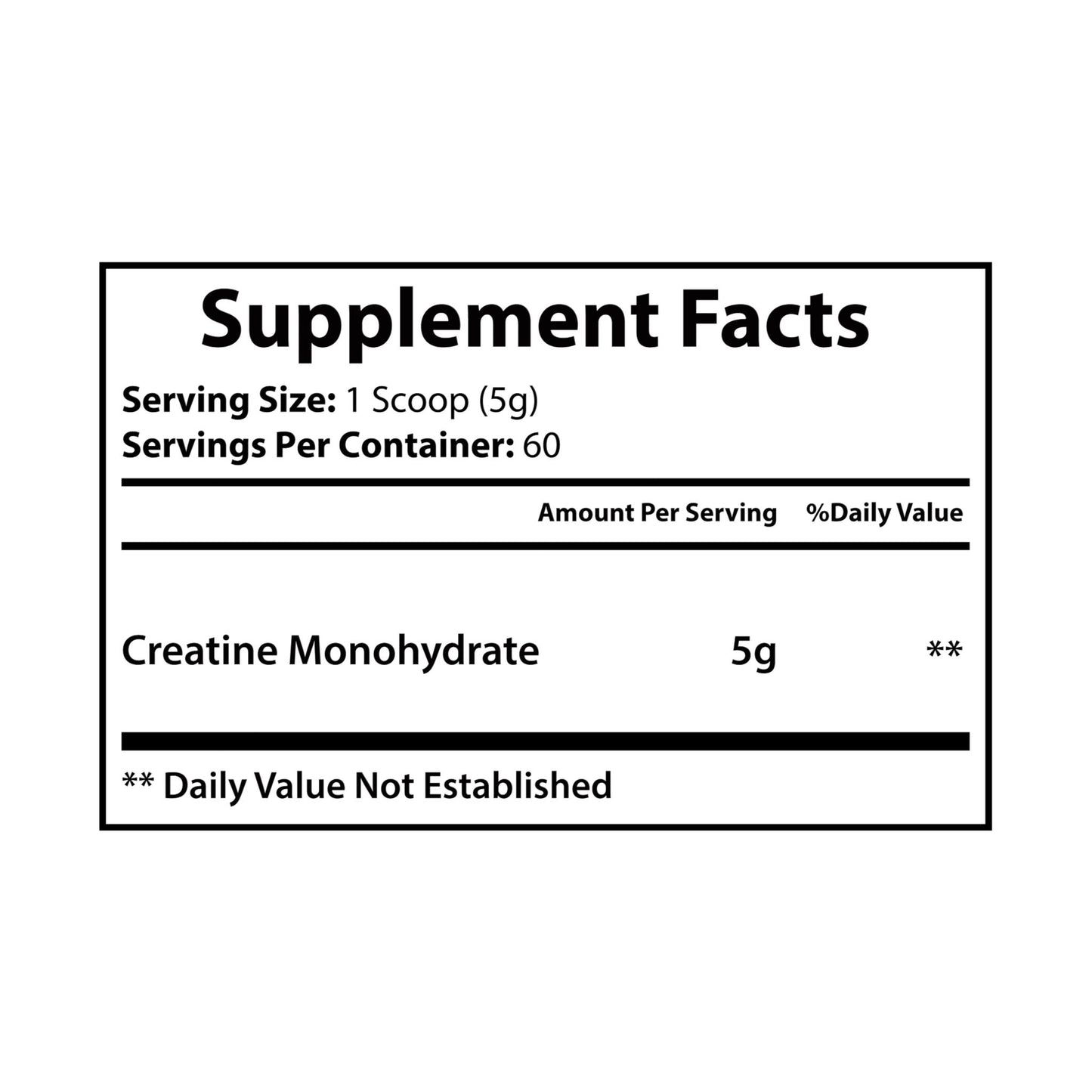 Goldie & Frenchie Creatine Monohydrate Supplement (300g, 10.58oz)