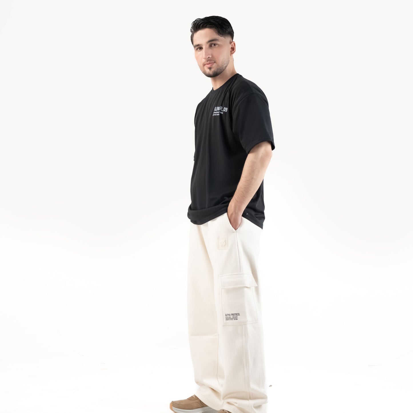 SILENCER 09 OVERSIZE TEE — WAR BLACK