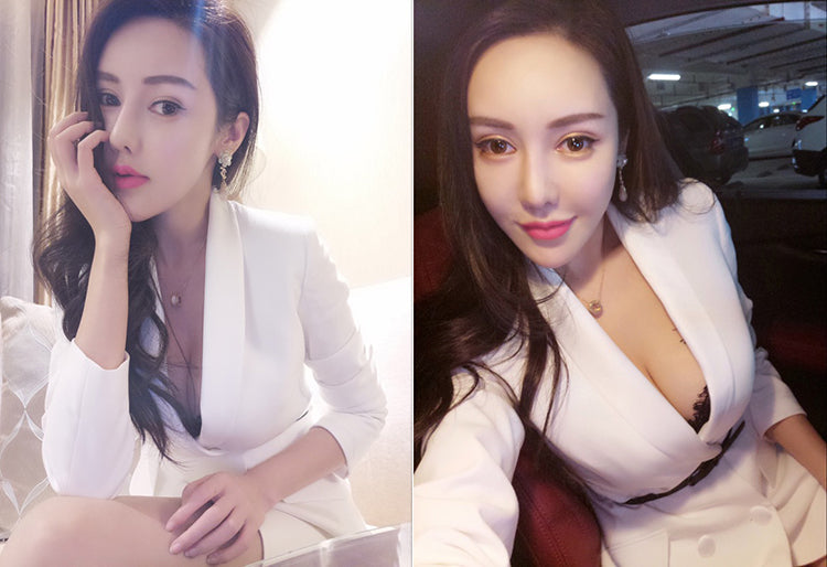 Women’s Fashion Coat and Skirt Set – Elegant Matching Suit Outfit