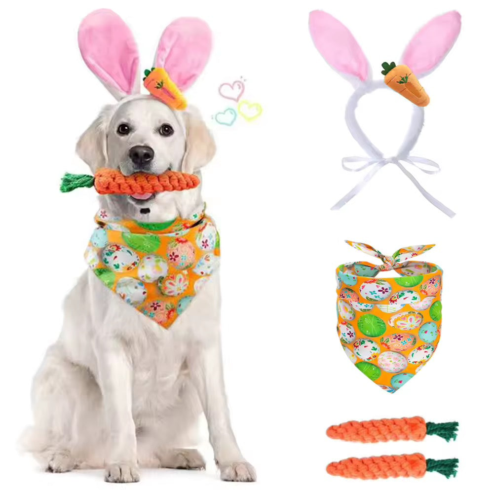 Easter Bunny Set – Festive Luxury Pet Accessory Set