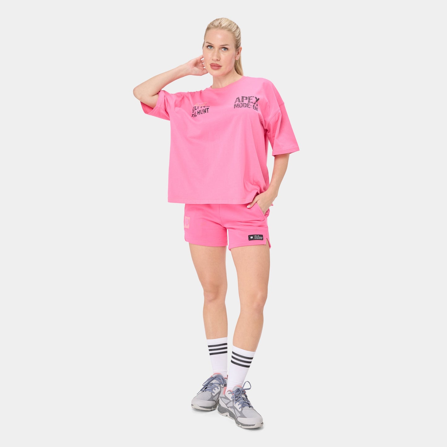 APEXMODE OVERSIZED T-SHIRT — ALPHA ROSE