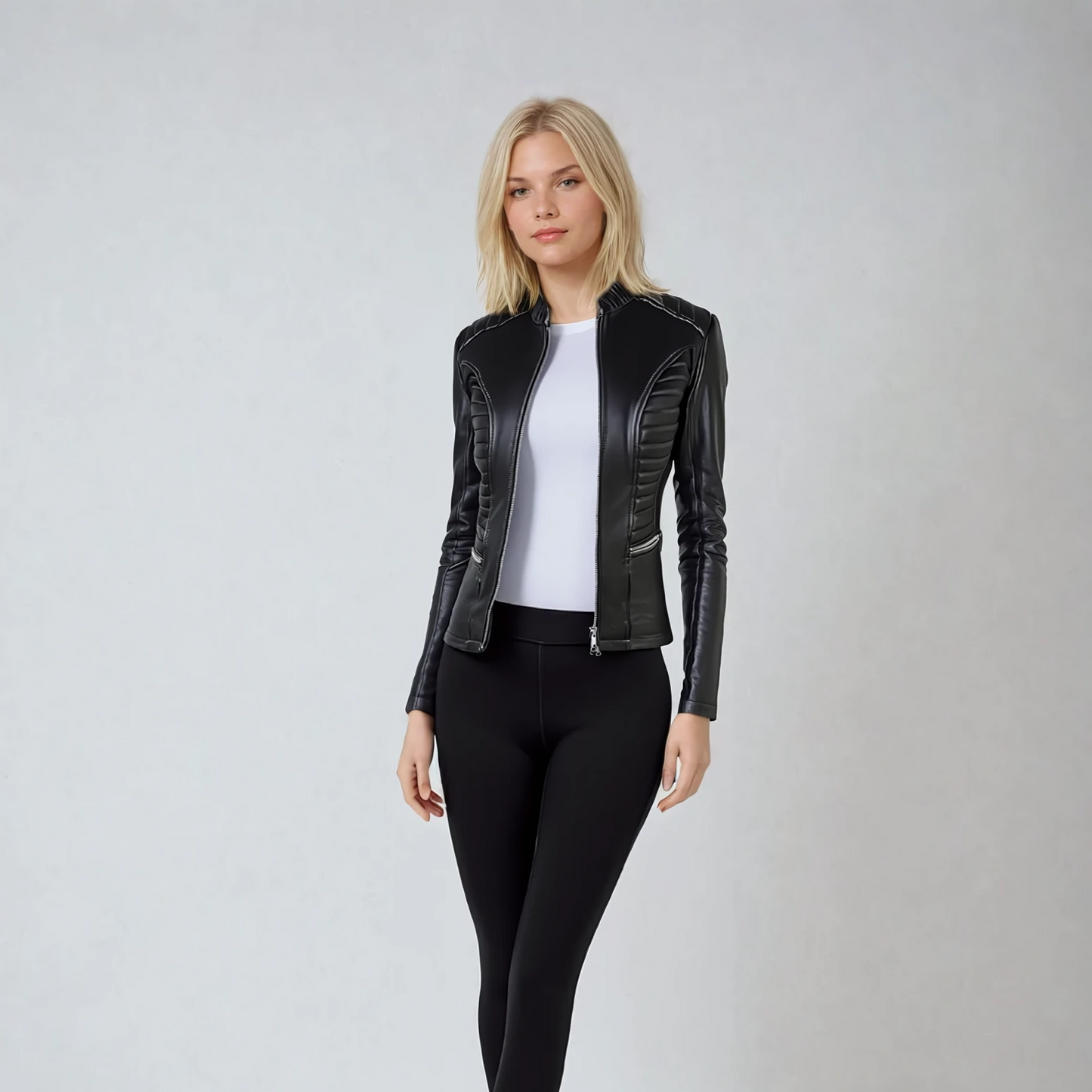Valkyrie Black Leather Jacket