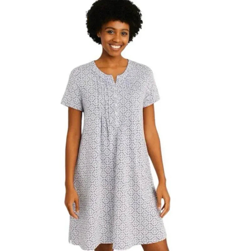Chemise de nuit col V