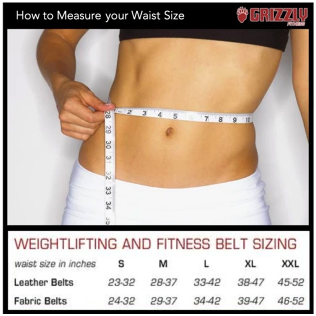 Grizzly 6" HEAVY DUTY LEATHER ENFORCER WEIGHT LIFTING BELT 8466-04