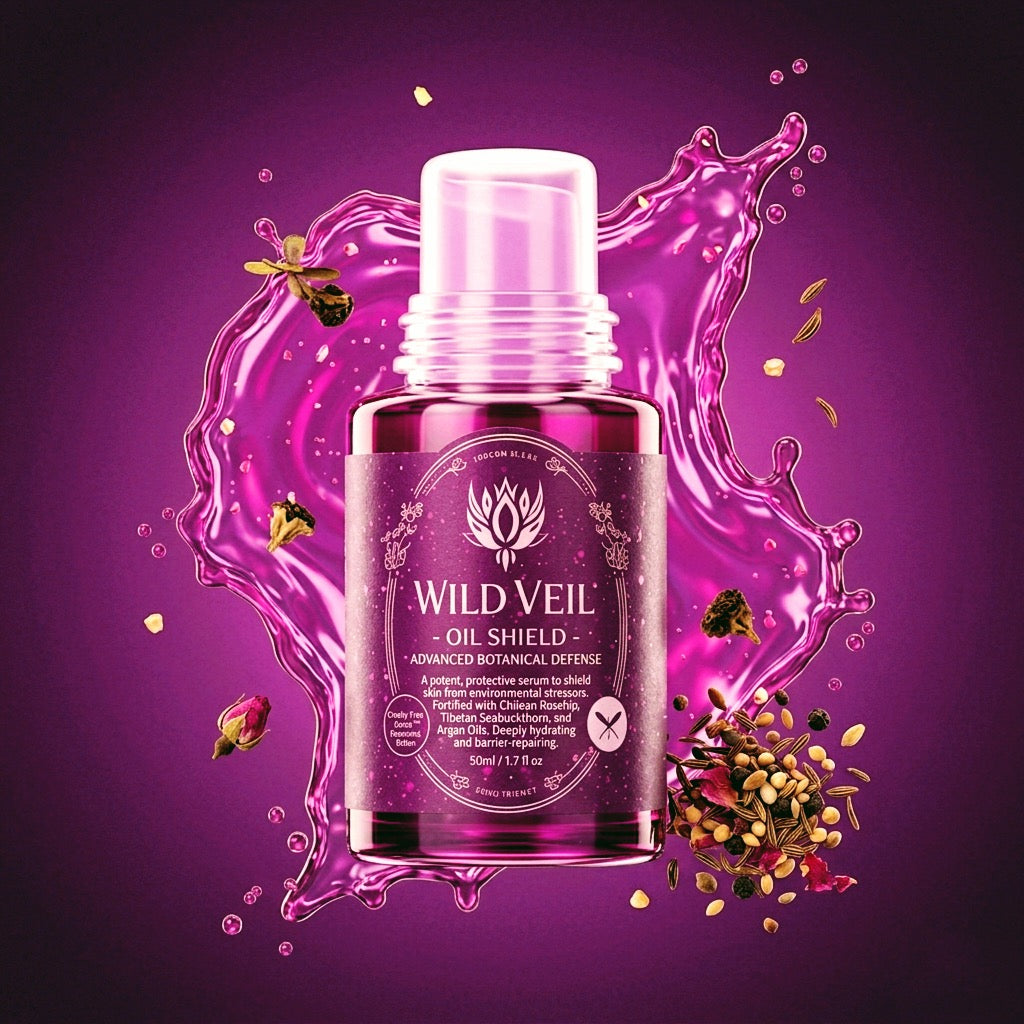 Wild Veil Oil Shield | Natural Mosquito Repellent Oil | DEET-Free Long-Lasting Botanical Bug Spray for Skin & Clothing