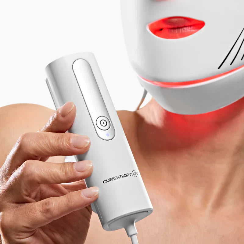 CurrentBody Skin LED Light Therapy Mask Series 2 - Face & Neck Kit | Red & Near-Infrared Light Therapy for Face, Neck & Décolletage