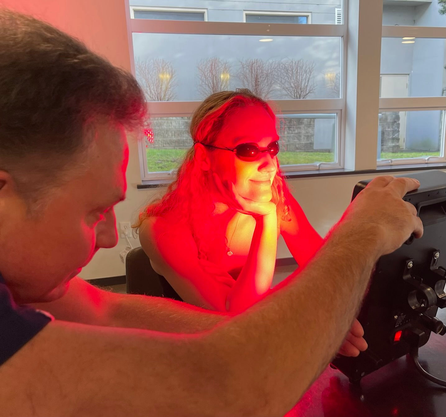 Commercial: Box of Light Therapy Goggles