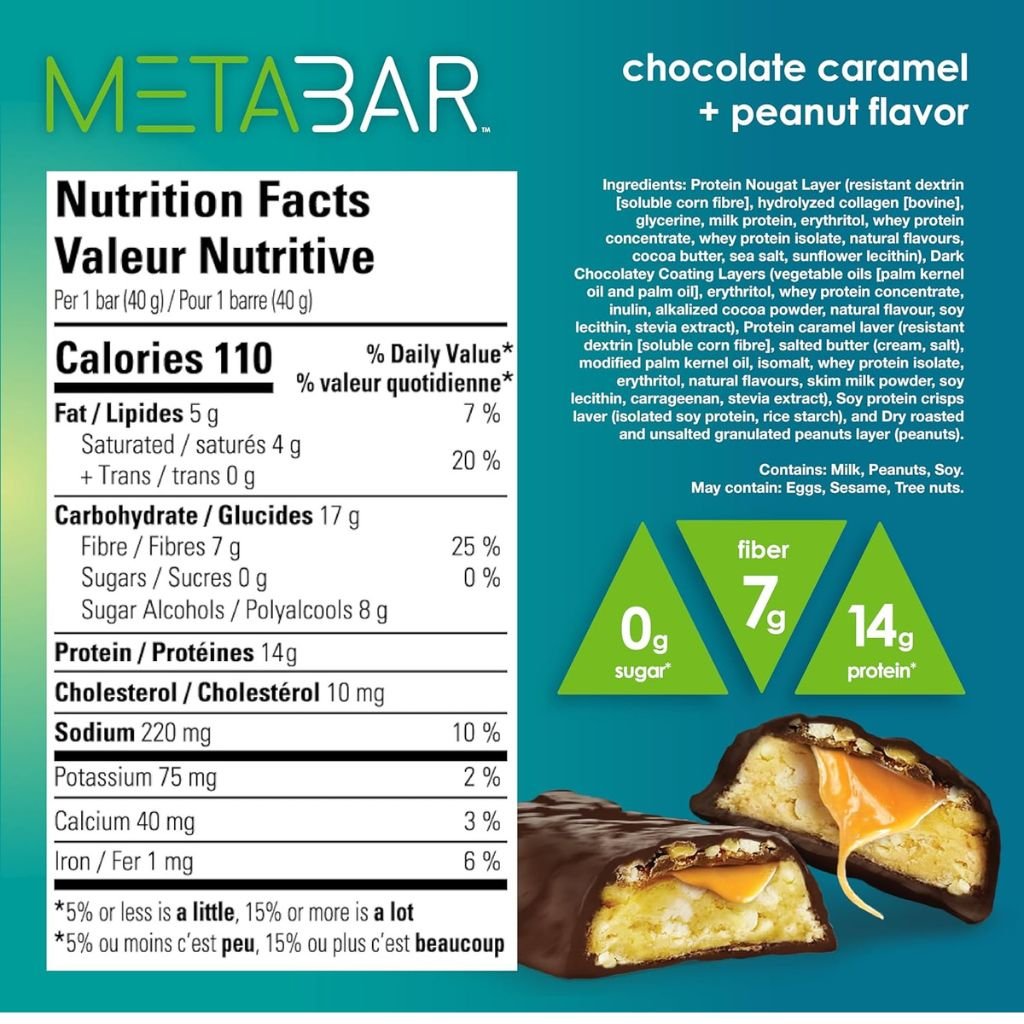 No Sugar Company METABAR, 12 Bars/Box