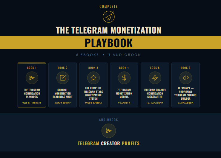 The Telegram Monetization Playbook