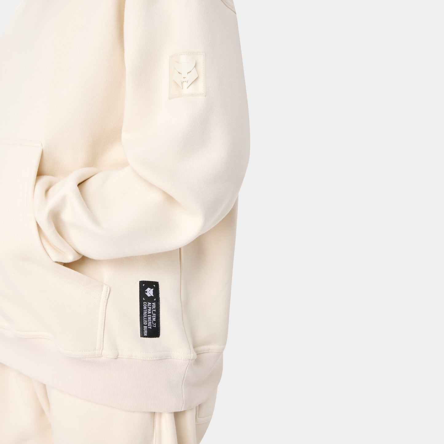 VOLTFEM_77 HOODIE — TACTICAL BEIGE