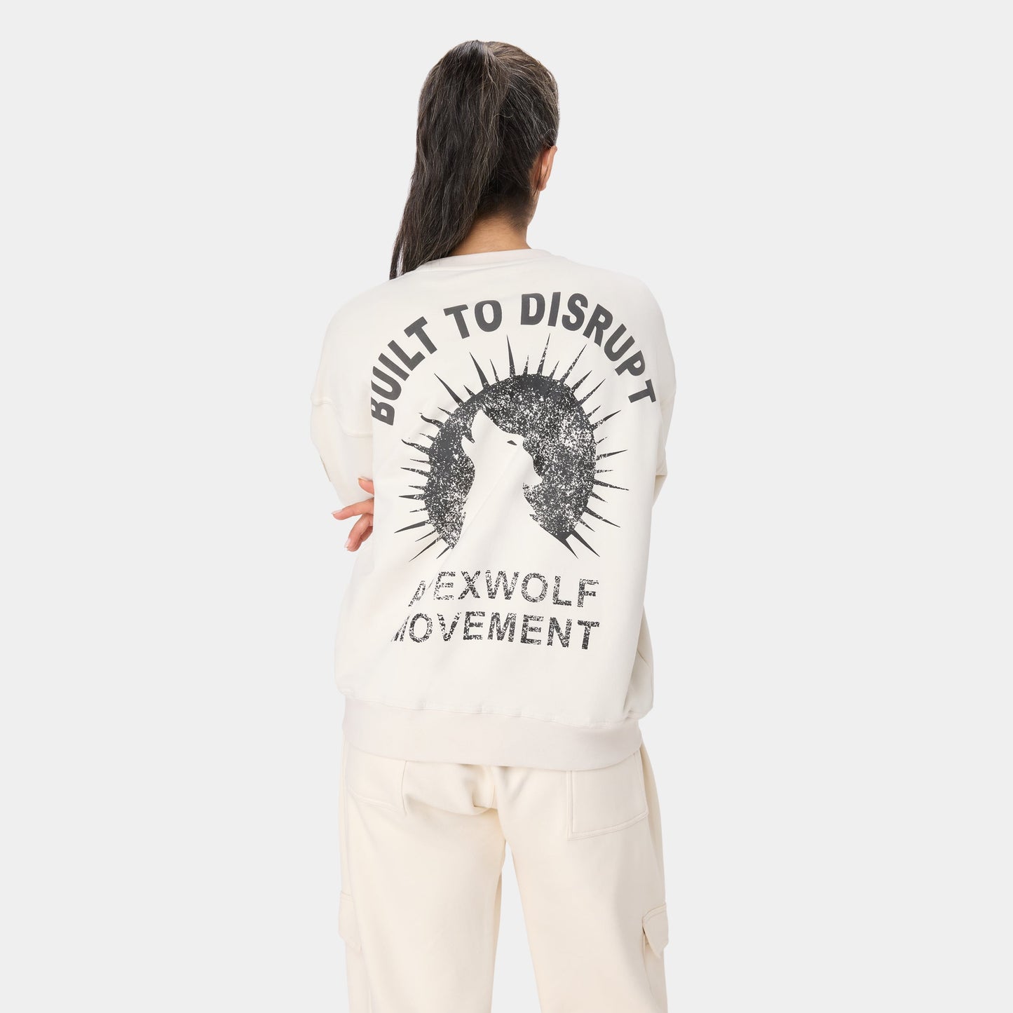 WOLFSTATE_99 CREWNECK — TACTICAL BEIGE