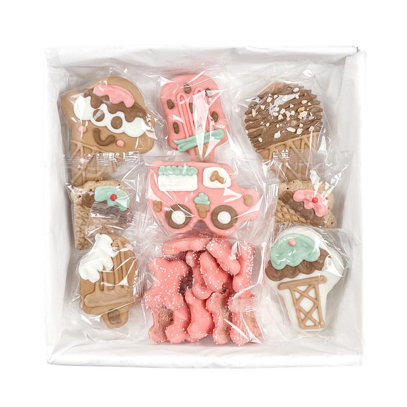Wufers Summer Ice Cream Dog Cookie Box