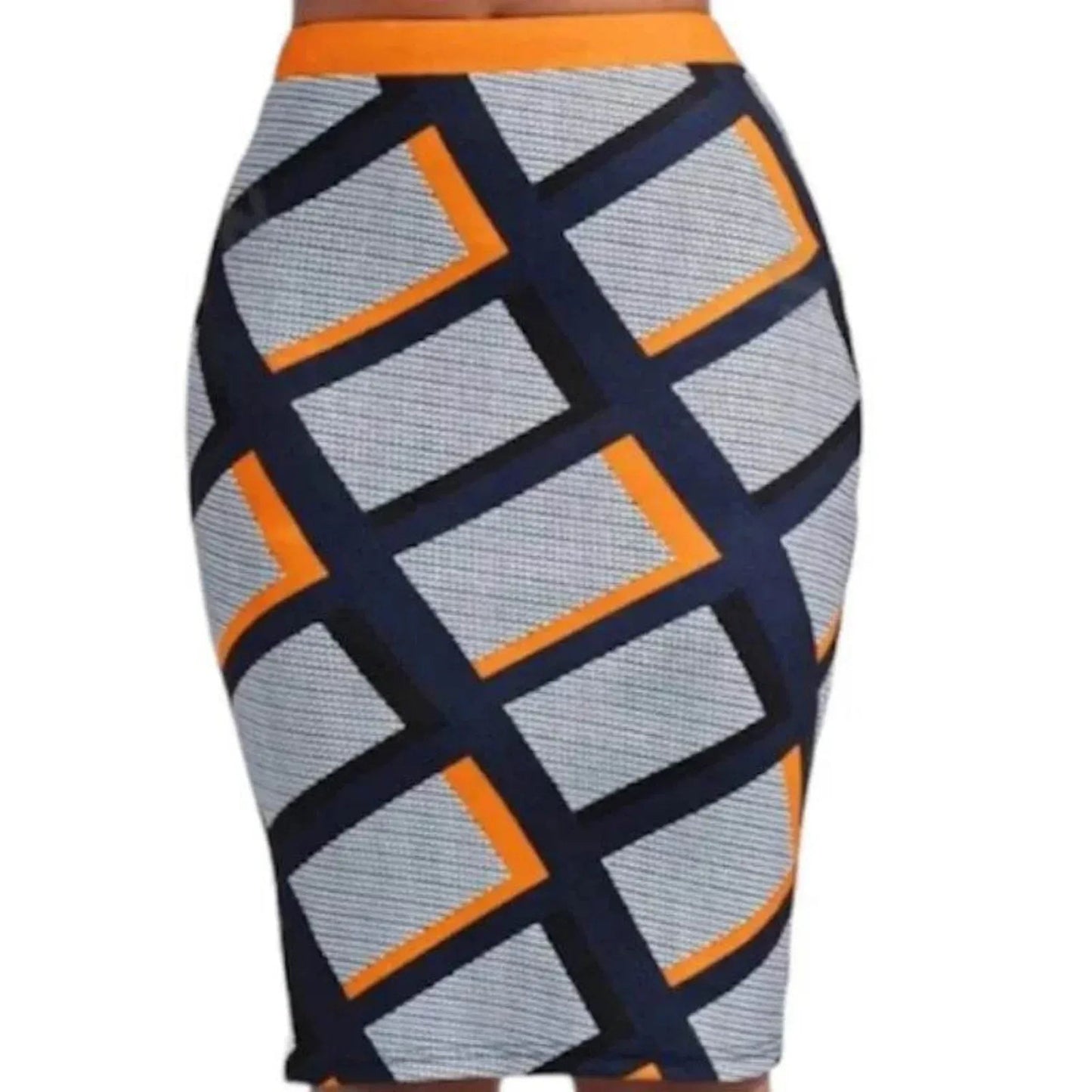 Jupe motif losange