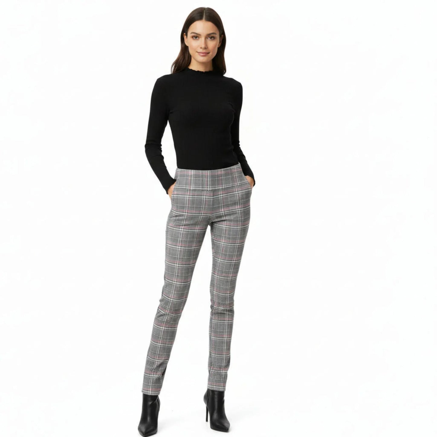 Pantalon legging a carreau
