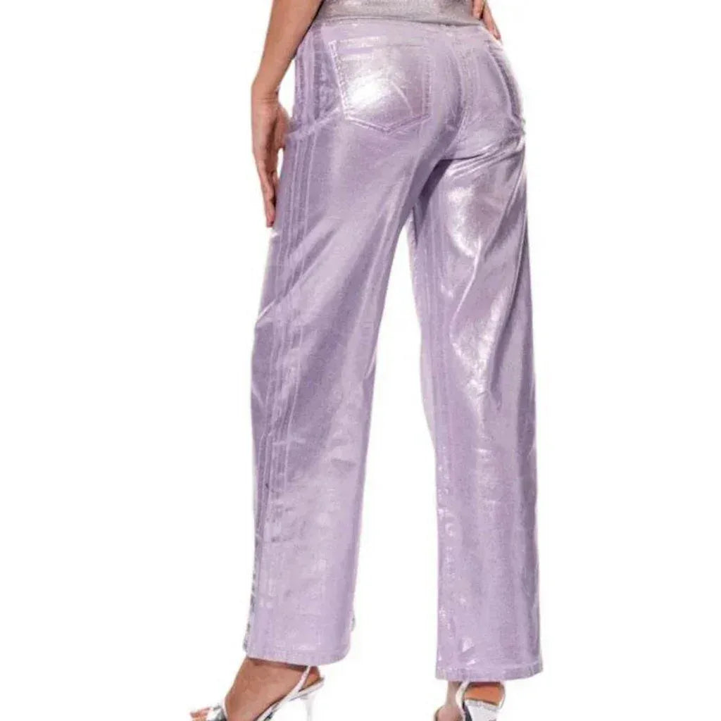 Pantalon métallisé