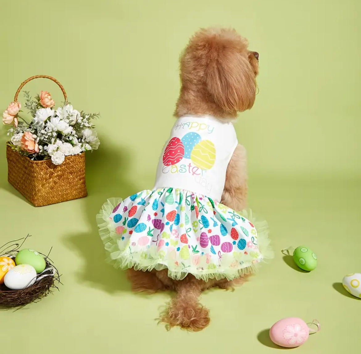 Easter Egg Dress – Festive Luxury Dog Dress