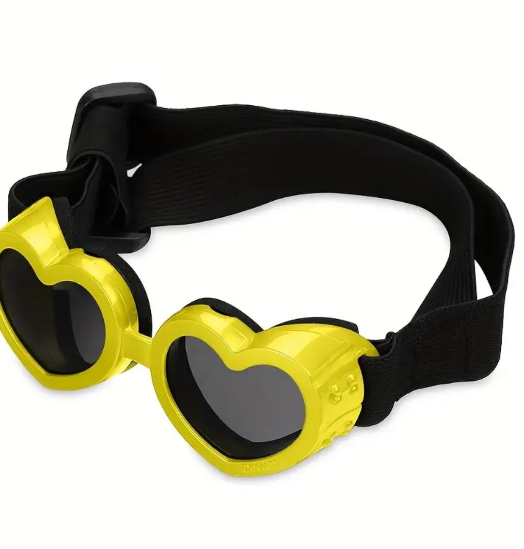 Heart Dog Goggles | Heart Shape Dog Eyewear