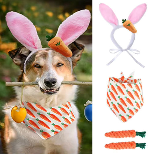 Easter Bunny Set – Festive Luxury Pet Accessory Set