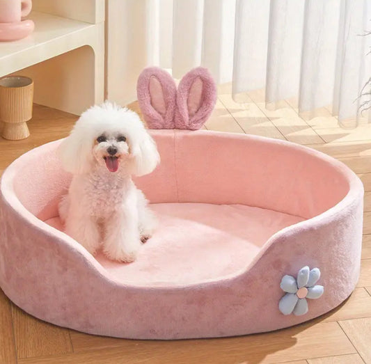 Honey Bunny Dog Bed | Bunny Ear Pet Bed