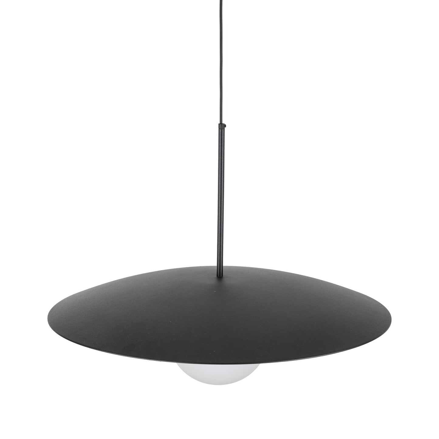 SLATE Mid-Century Modern Wide Dome Pendant Light for Kitchen Island & Dining Table