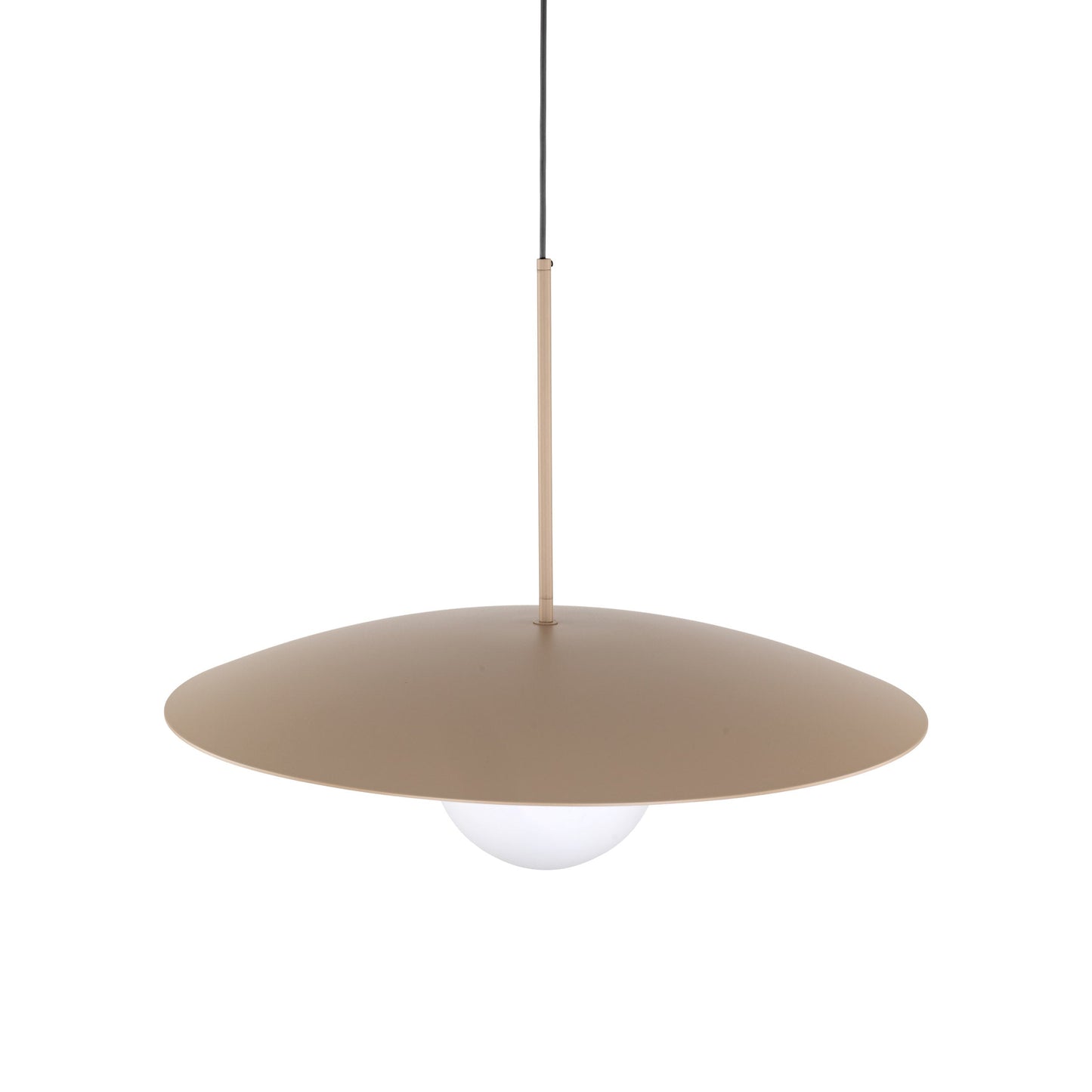 SLATE Mid-Century Modern Wide Dome Pendant Light for Kitchen Island & Dining Table