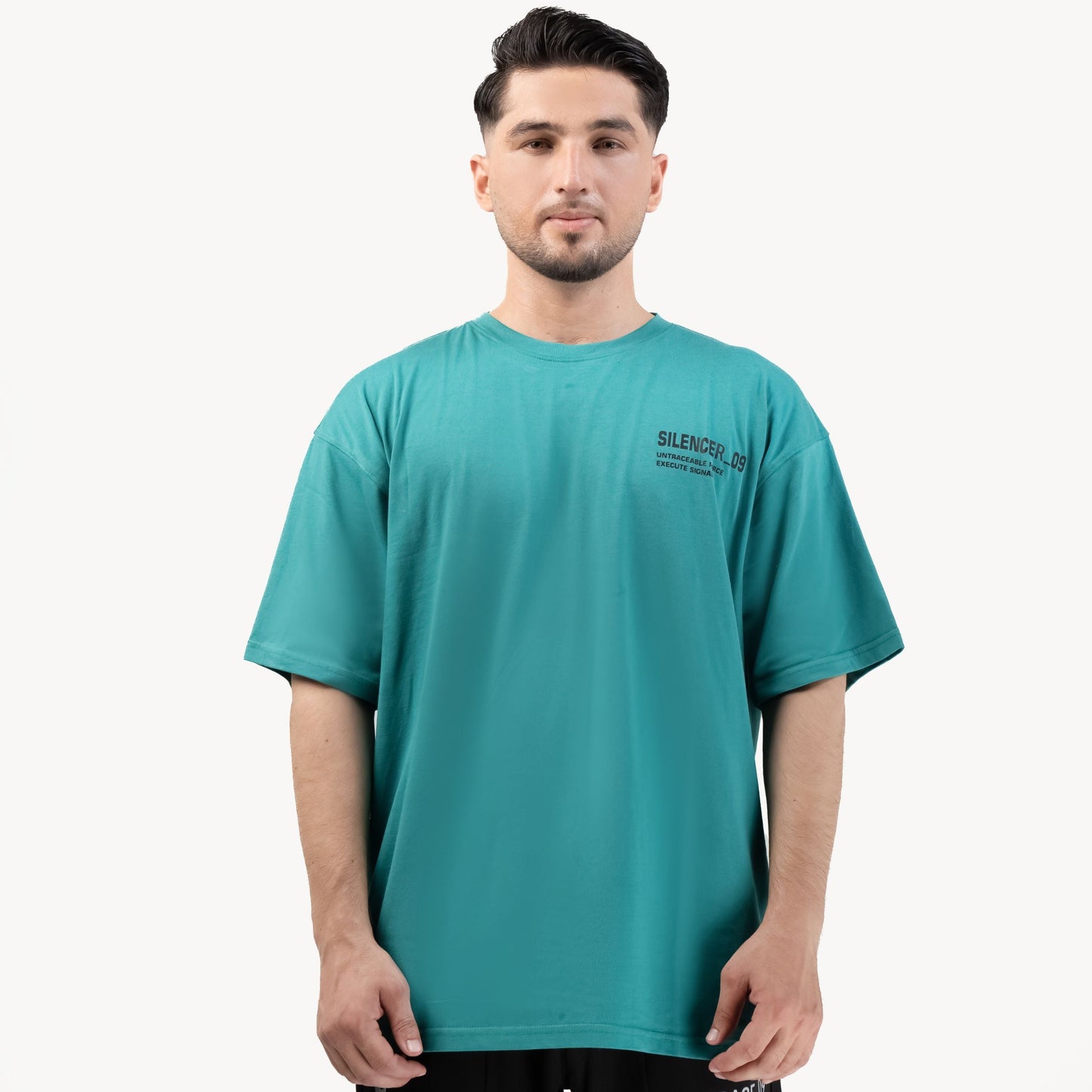 SILENCER 09 OVERSIZE TEE — ROUGE GREEN
