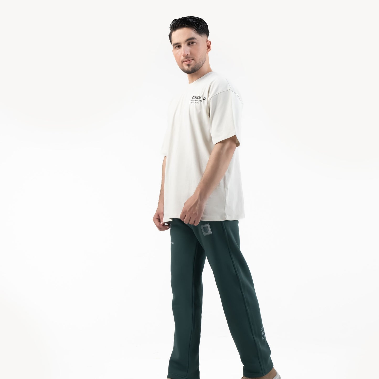 SILENCER 09 OVERSIZE TEE — TACTICAL BEIGE