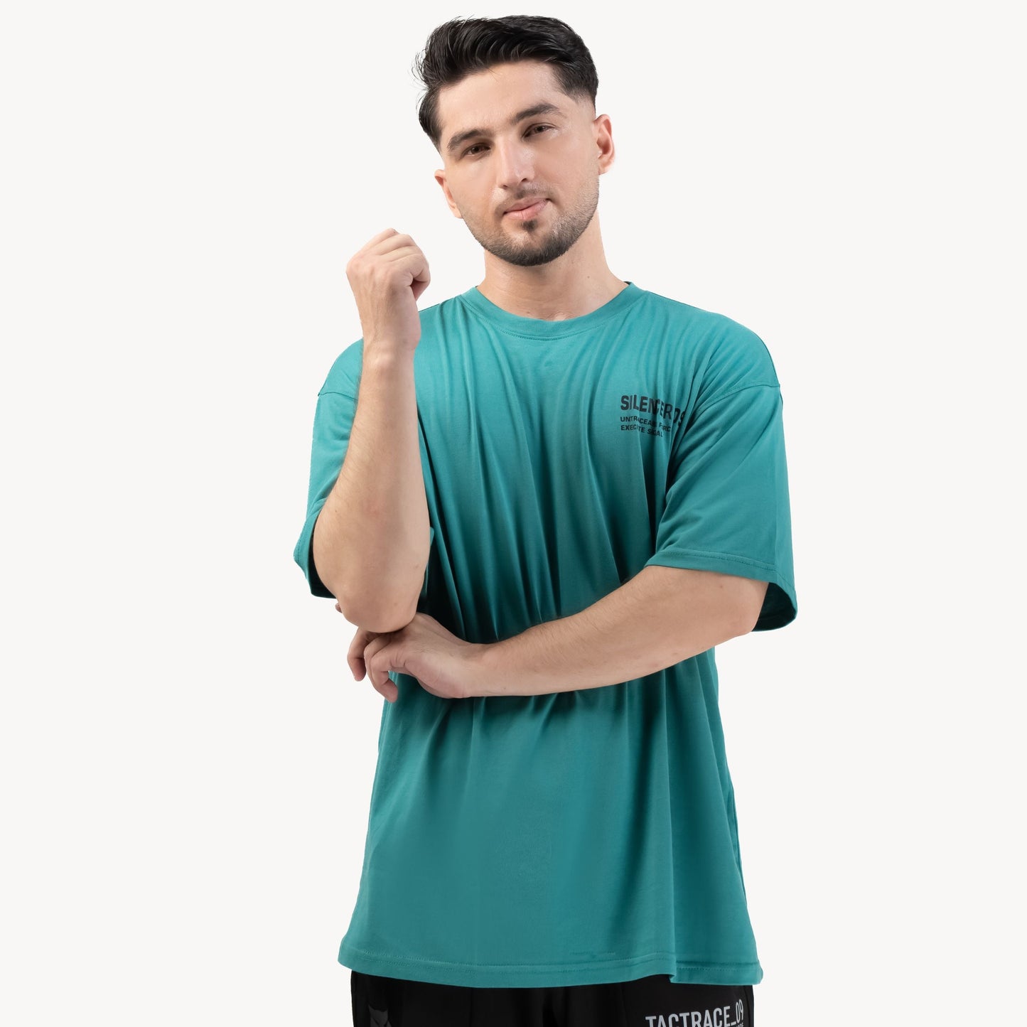 SILENCER 09 OVERSIZE TEE — ROUGE GREEN