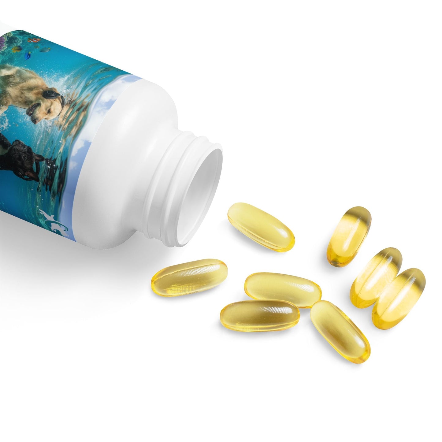 Goldie & Frenchie Omega 3 Fish Oil Supplement for Humans (60 Softgels)