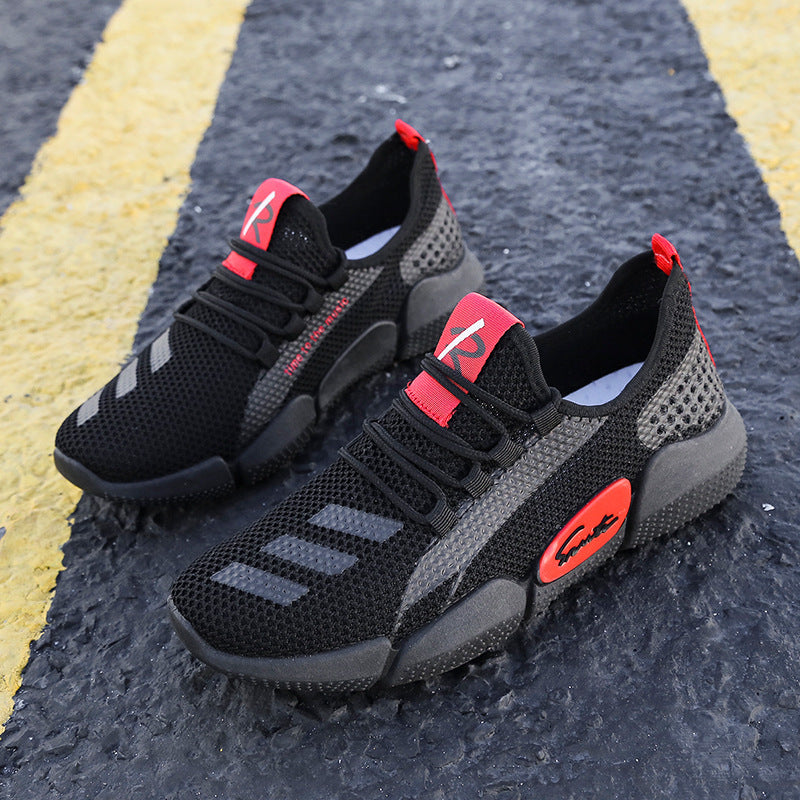 Men's Korean-Style Casual Mesh Sneakers