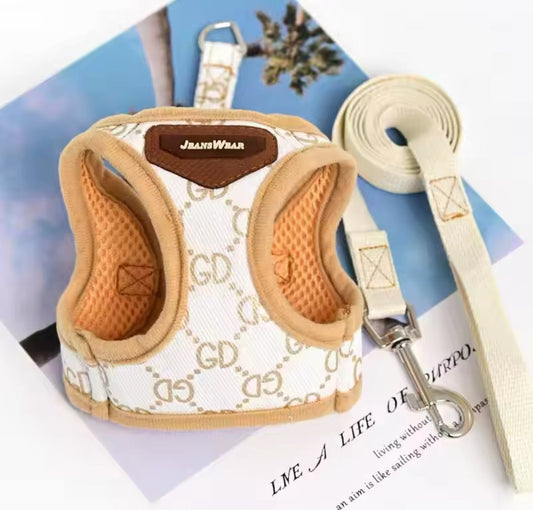 Gigi Dog Harness & Leash Set | Comfortable Dog Walking Set