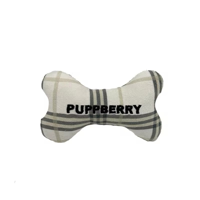 Puppberry Dog Bone Toy | Plush Dog Toy