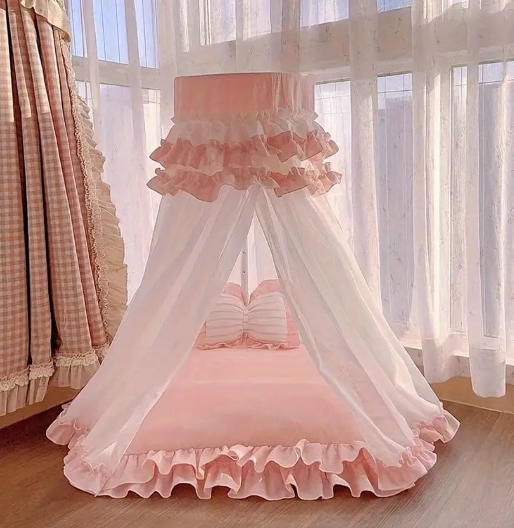Natalie Canopy Dog Bed | Covered Pet Bed