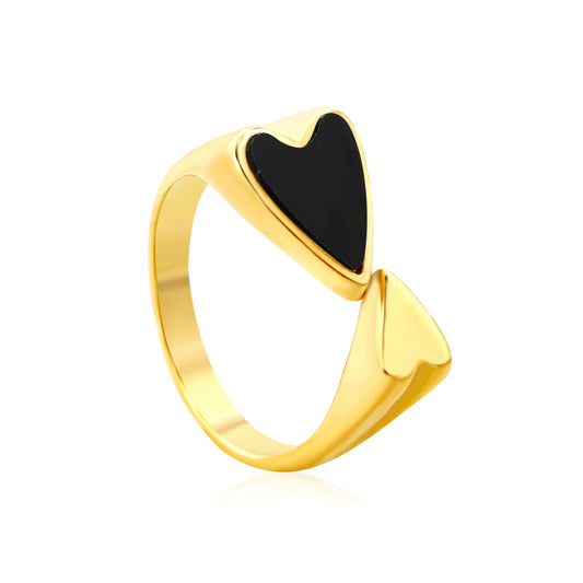 Radiant Dual-Tone Ring Set