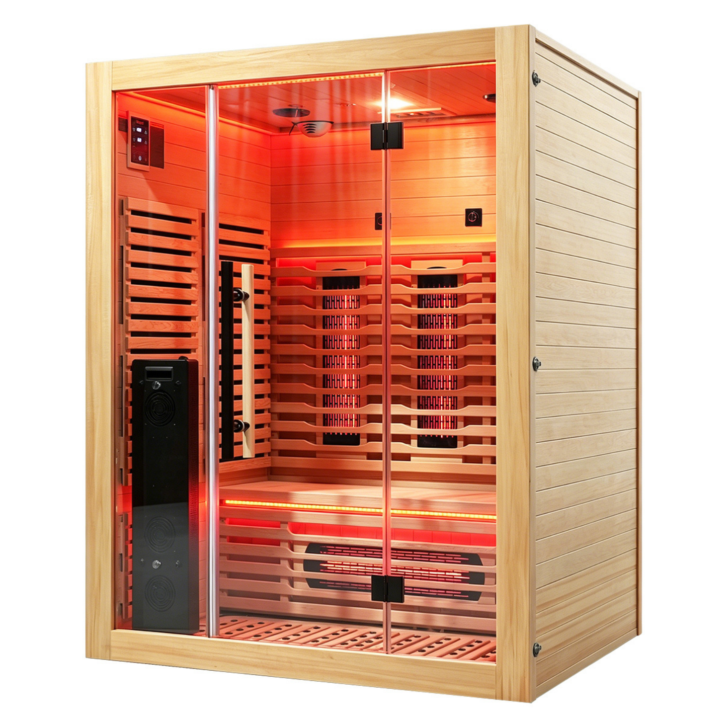 Blisspod | Venetian | All-In-One | Full Spectrum + Red Light Therapy | Indoor Premium Sauna | 3 Person