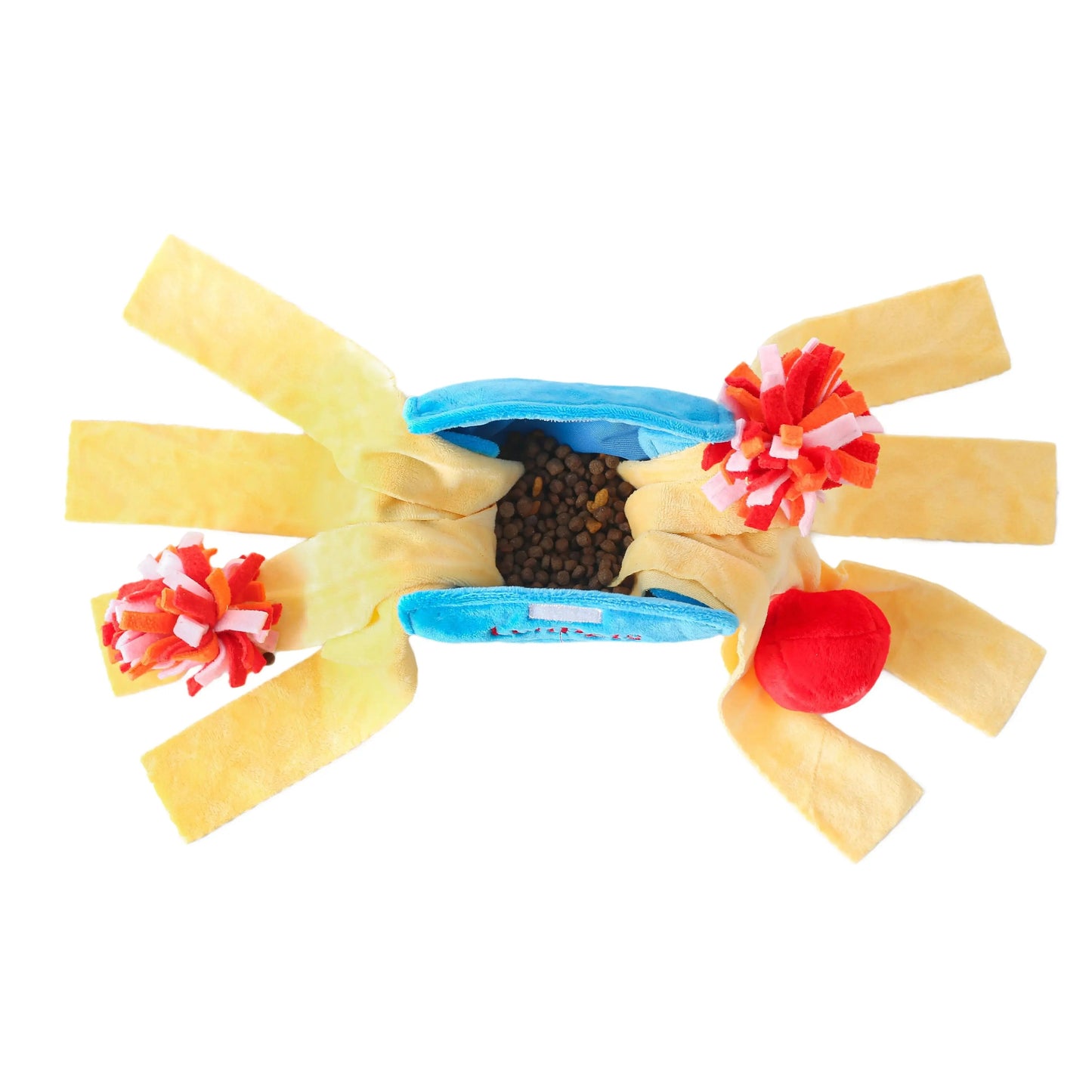 Pupio's Pasta Snuffle Toy —Crinkly & Washable Puzzle for Dogs, Cats, Rabbits, and Small Pets!
