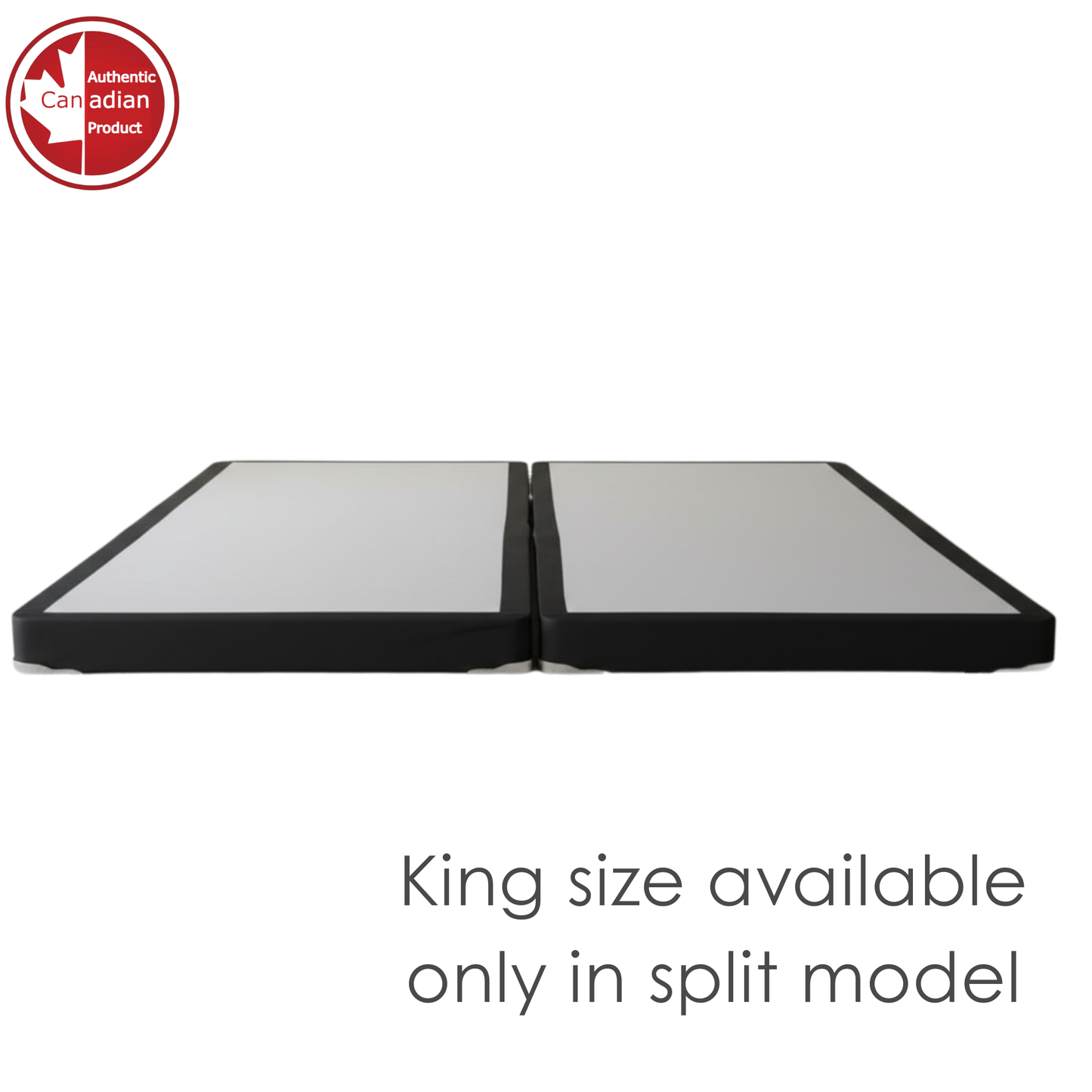 UltraFlex® Premium Solid Wood Box Spring Mattress Foundation 2" Low Profile - Twin, Double, Queen, King | Premium Heavy Duty Mattress Base, No Assembly Required, Compatible with All Mattress Types- Made in Canada
