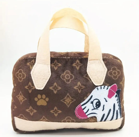Chewy Pawtton Dog Purse Toy | Plush Dog Toy