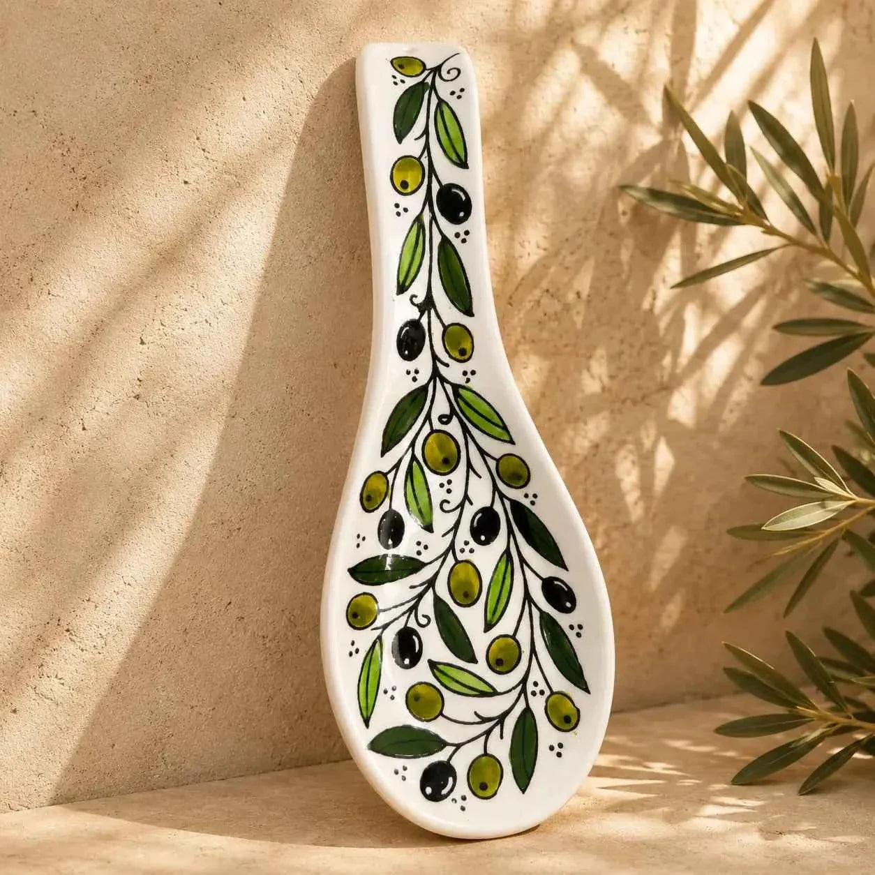 Handcrafted Palestinian Spoon Rest – A Beautiful Addition to Your Kitchen Experience