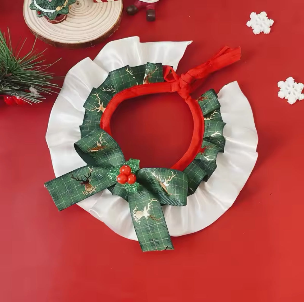 Emmanuel Christmas Dog Bandana – Festive Holiday Accessory for Dogs