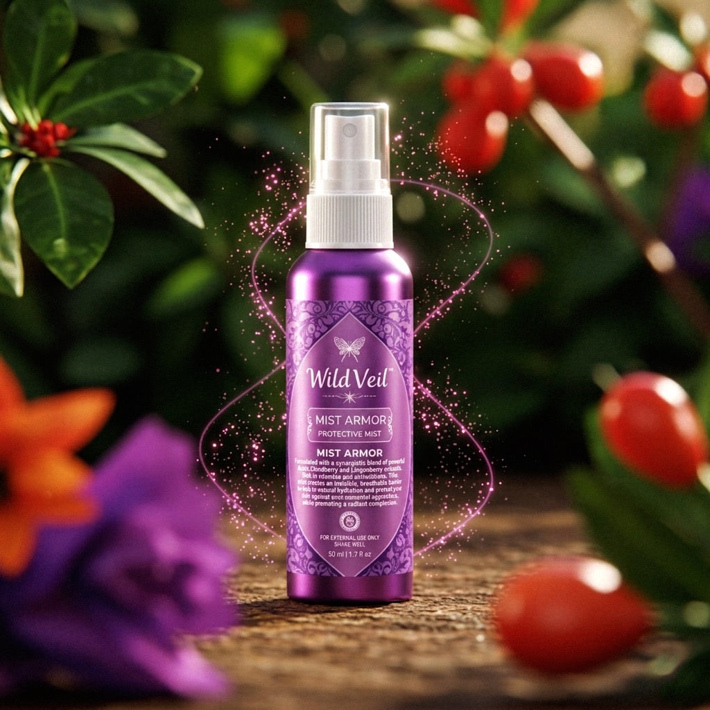 Wild Veil Mist Armor | Natural Mosquito Repellent Spray | Lightweight DEET-Free Bug Mist with Essential Oils