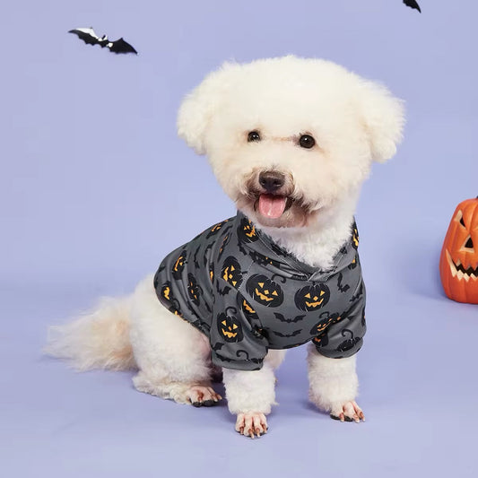 Halloween Pumpkin Dog Hoodie | Dog Hoodie
