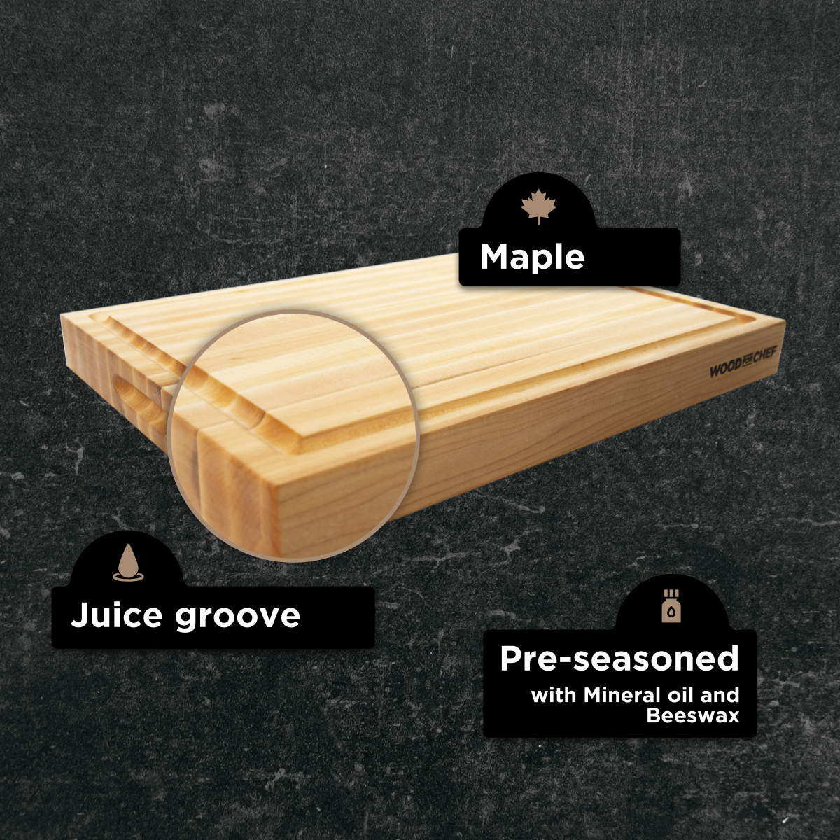 Classic Extra-Large Wood Reversible Cutting Board