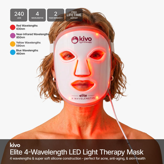 Kivo Elite LED Light Therapy Face Mask