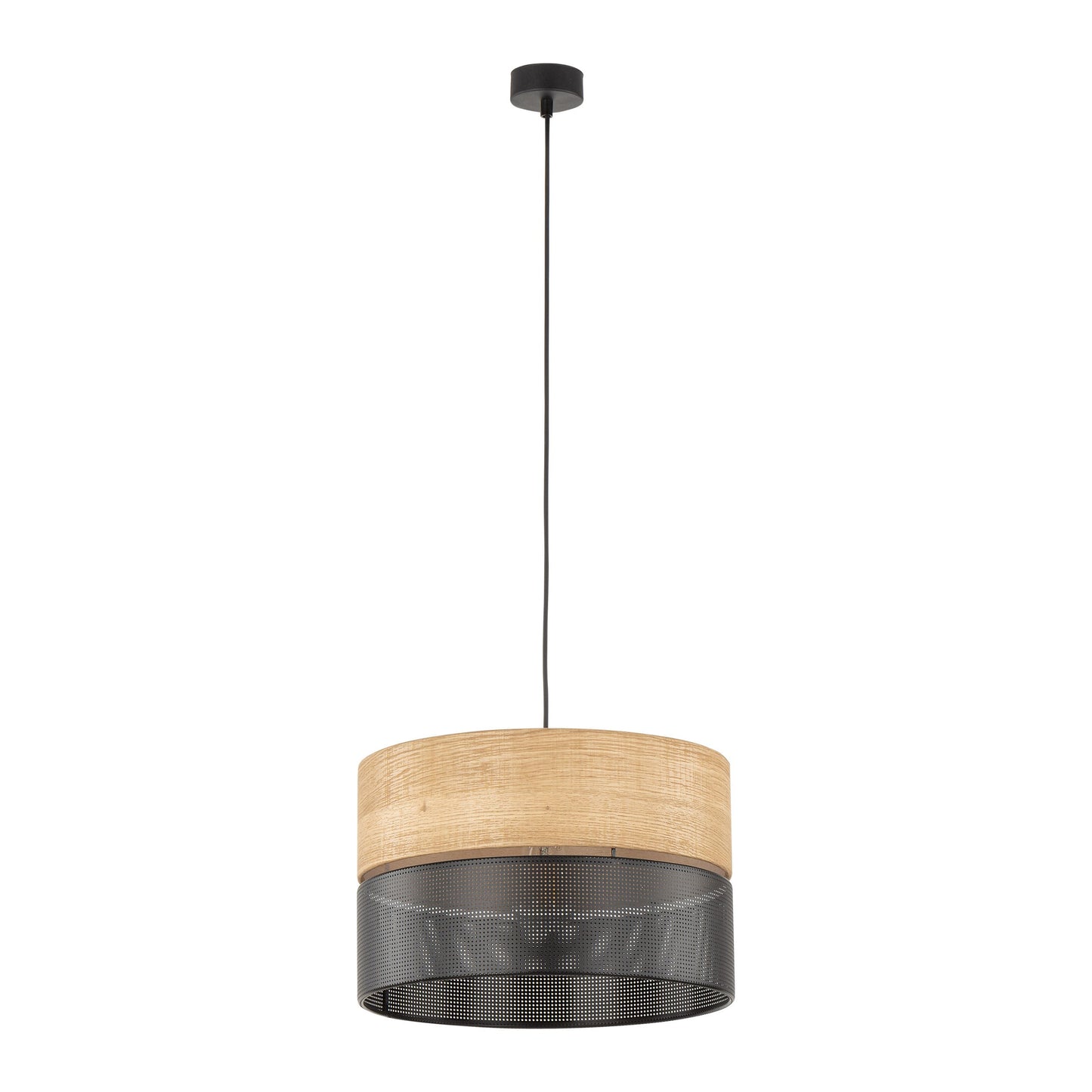 Nicol Scandinavian Drum Pendant Light for Dining Room & Bedroom