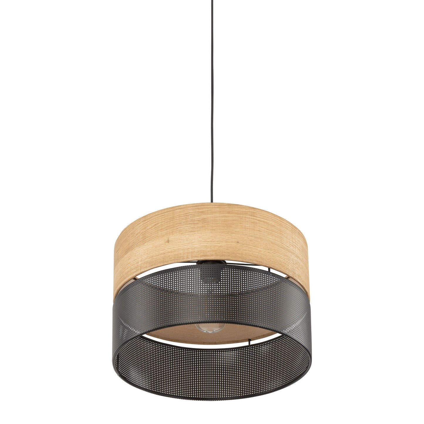 Nicol Scandinavian Drum Pendant Light for Dining Room & Bedroom