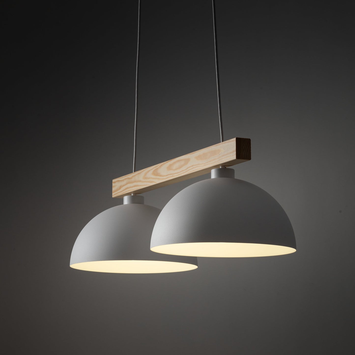 OSLO White Scandinavian Pendant Light for Kitchen Island & Dining