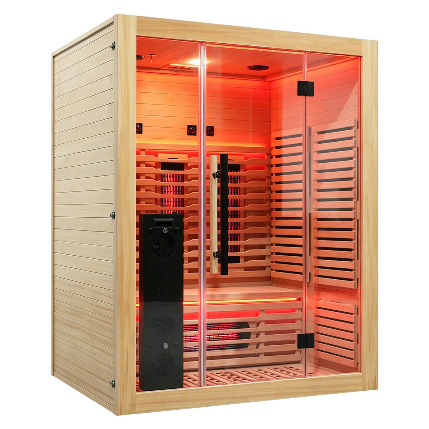 Blisspod | Venetian | All-In-One | Full Spectrum + Red Light Therapy | Indoor Premium Sauna | 3 Person