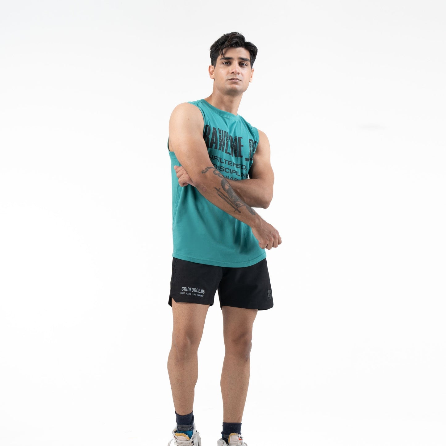 RAWLINE_00 VEST — ROUGE GREEN