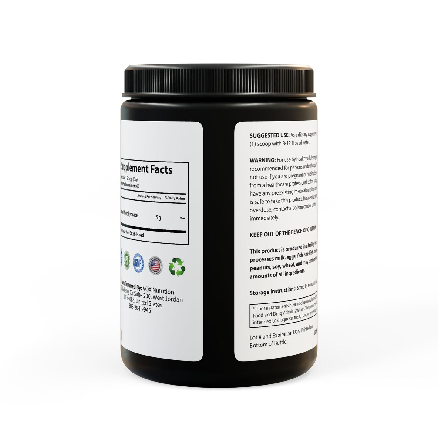 Goldie & Frenchie Creatine Monohydrate Supplement (300g, 10.58oz)
